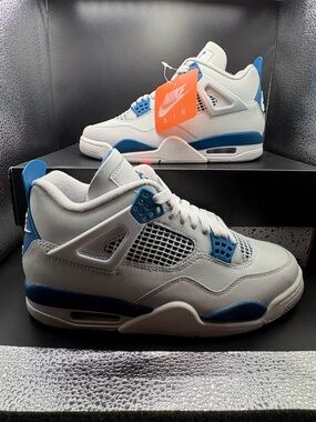 Nike Air Jordan 4 Retro OG Military Blue Size 7 MENS FV5029-141